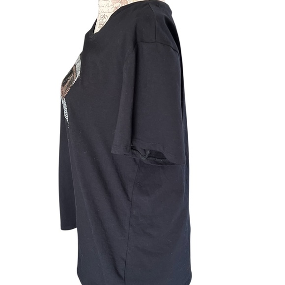 Karl Lagerfeld Black T-Shirt - Picture 3 of 4